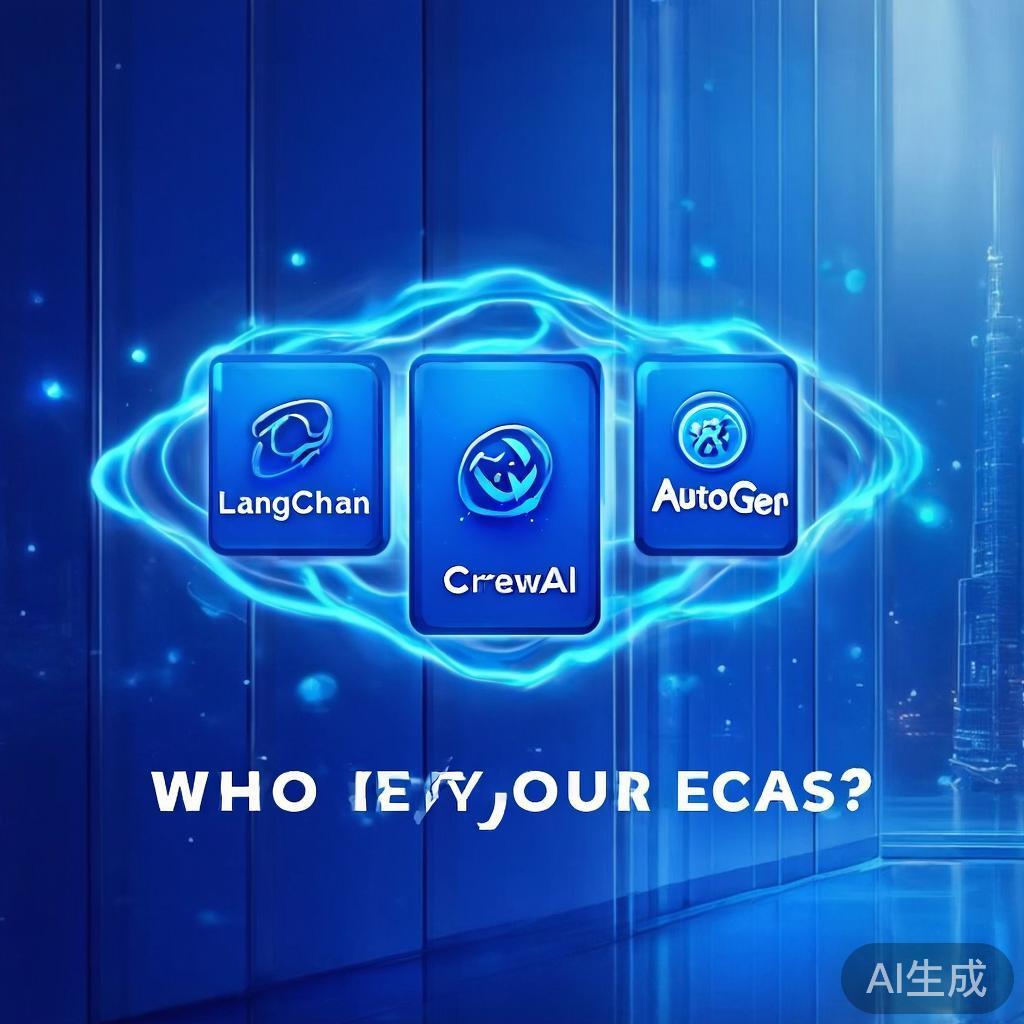 2025年最火AI框架对决：LangChain vs CrewAI vs AutoGen，谁才是你的菜？