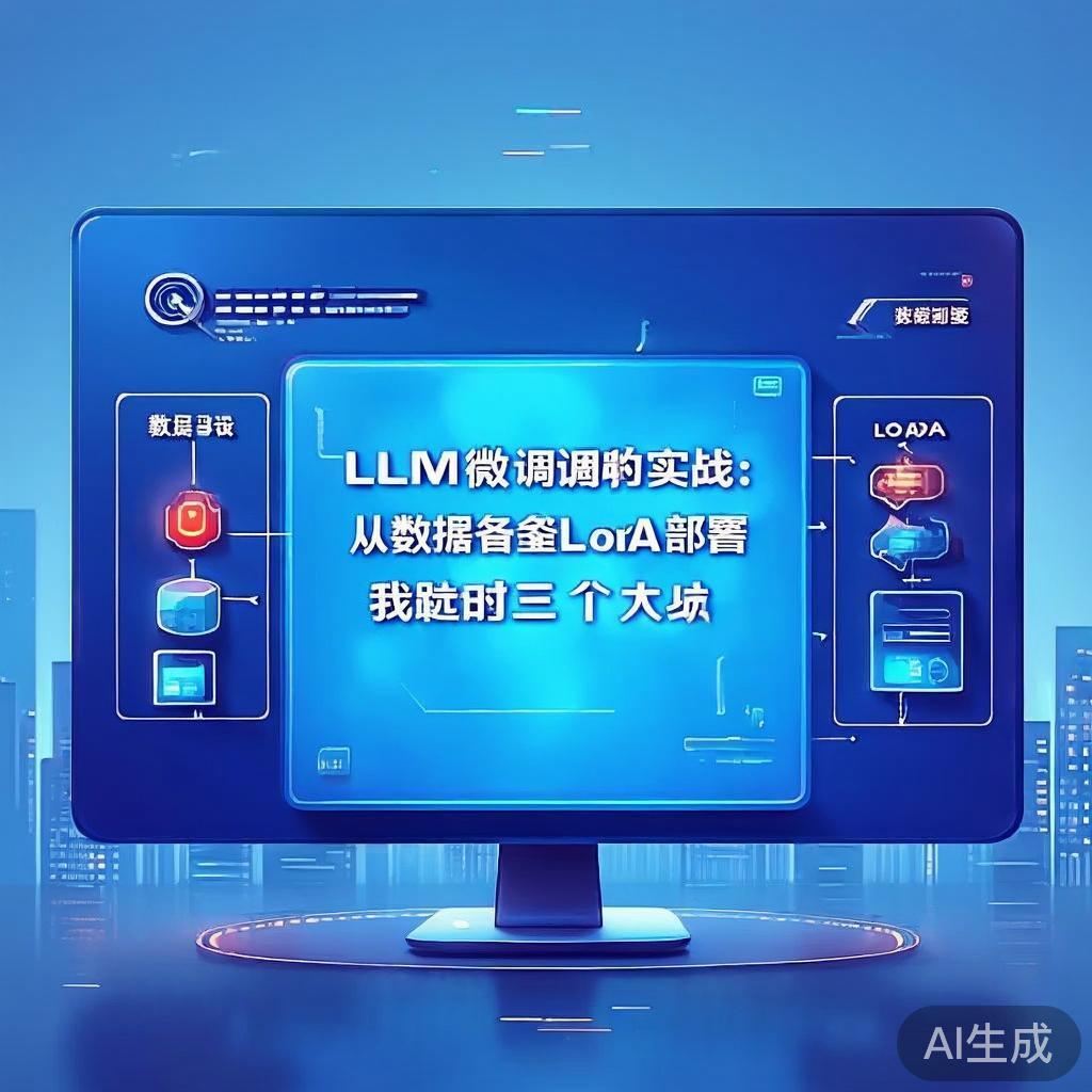 LLM微调实战：从数据准备到LoRA部署，我踩过的三个大坑