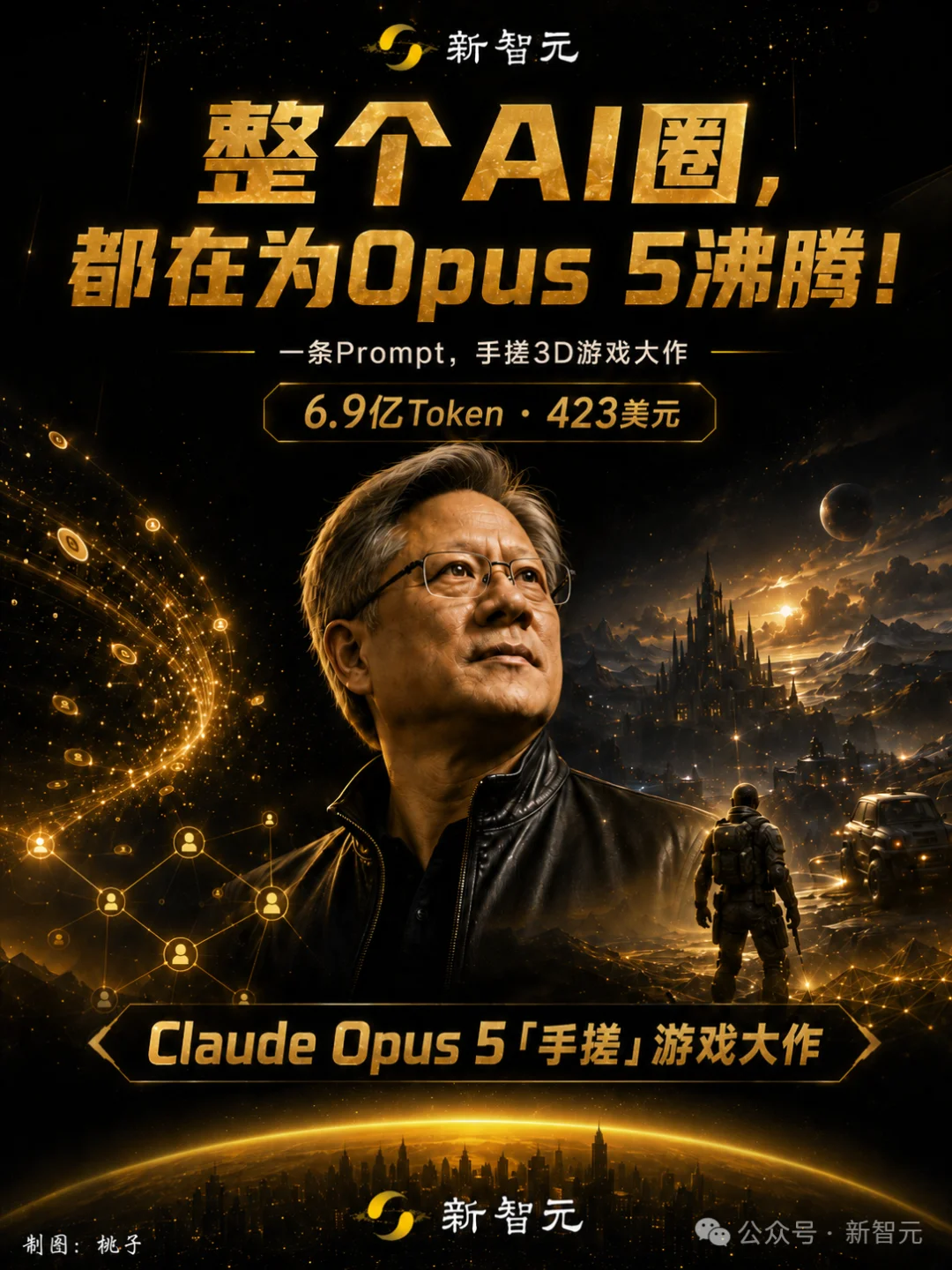 Opus 5一夜手搓3A级游戏,狂烧6.9亿Token!