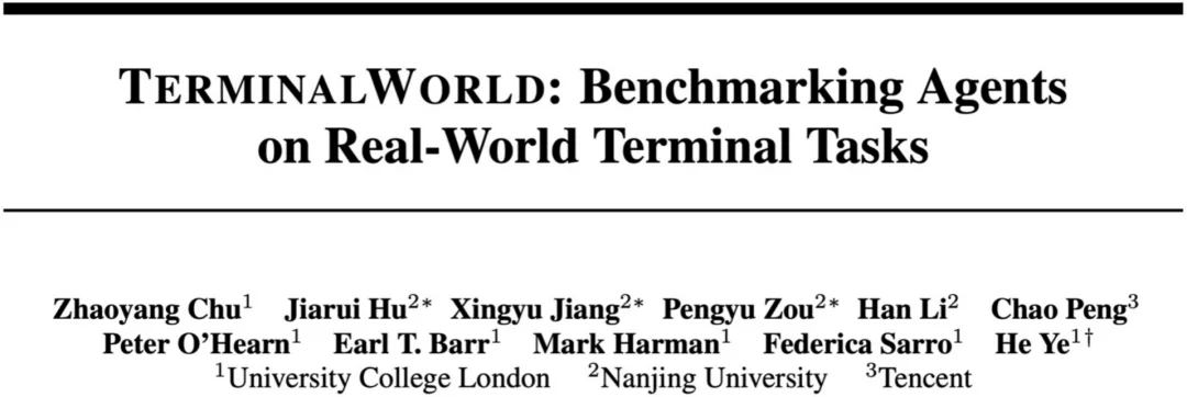 不靠专家出题,8万条人类终端录像,炼成首个真实CLI工作流基准TerminalWorld