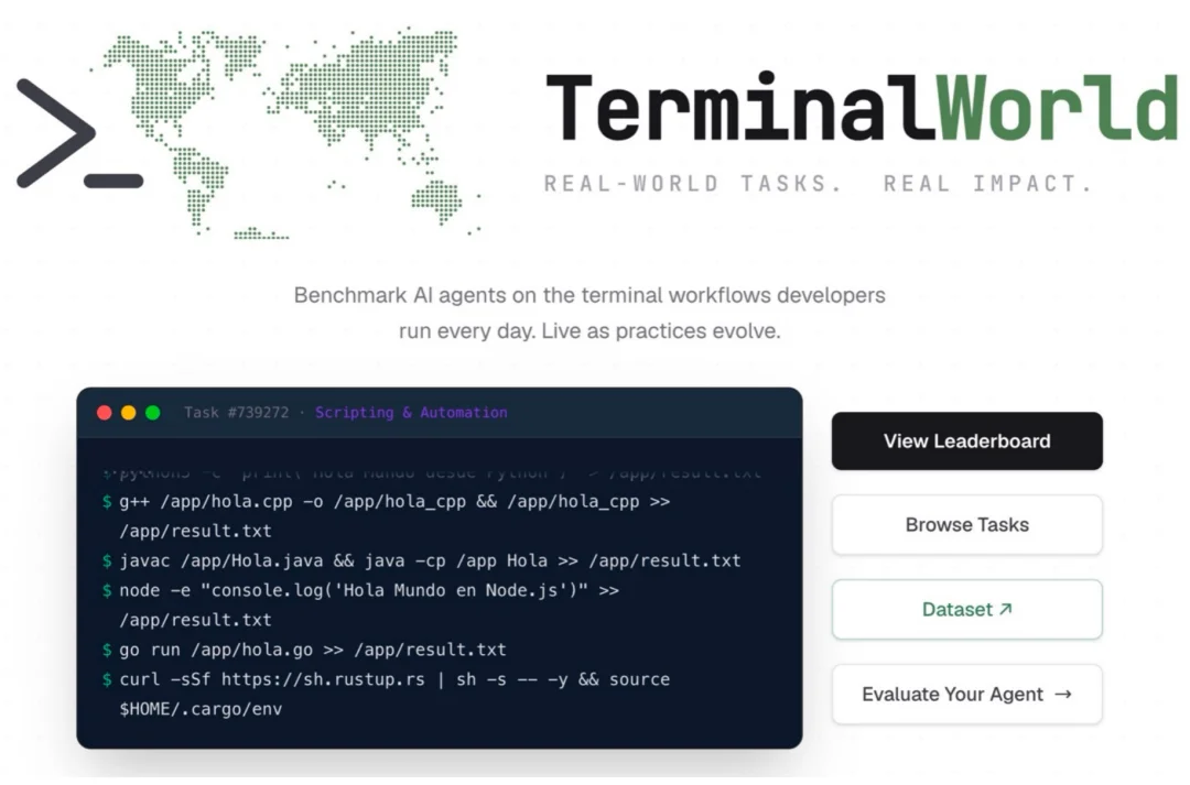 不靠专家出题,8万条人类终端录像,炼成首个真实CLI工作流基准TerminalWorld