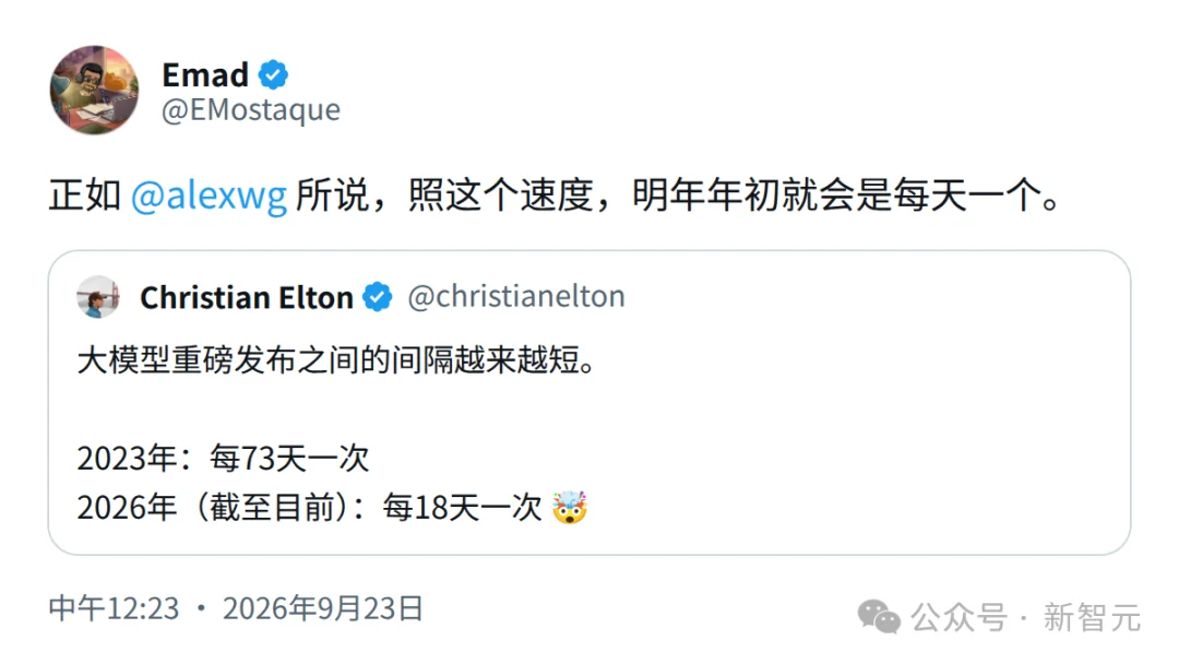 平均6天一个新旗舰！大模型更新快到人类跟不上了