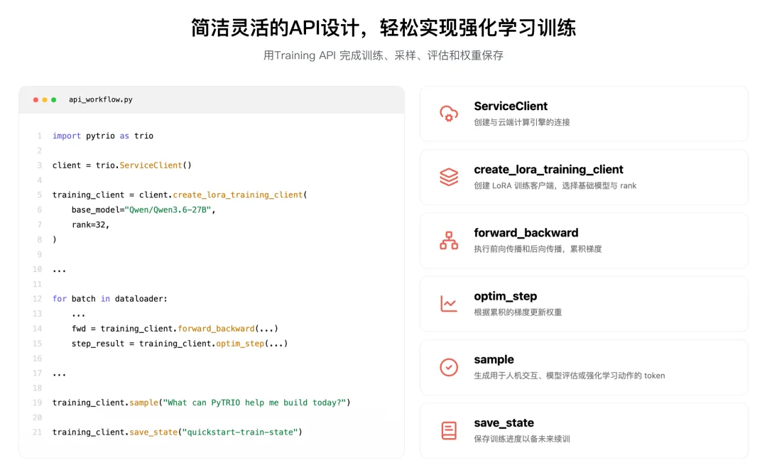 让企业拥有自己的模型!PyTRIO定义TaaS新范式:大模型训练进入API时代