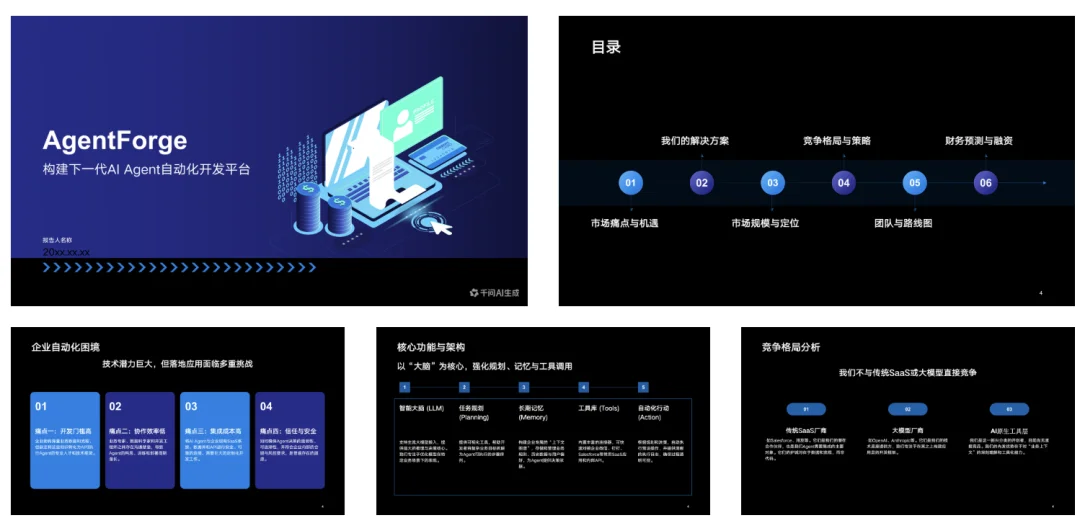 实测千问新出的PPT Agent,可算不用为了风格化牺牲二次编辑了。