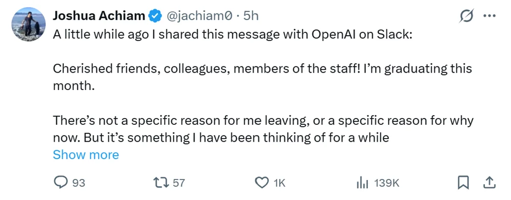 OpenAI乱套了,11员大将集体跑路