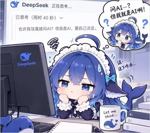 DeepSeek的尽头,居然是一条会喊你爸爸的蓝色大肥鱼。