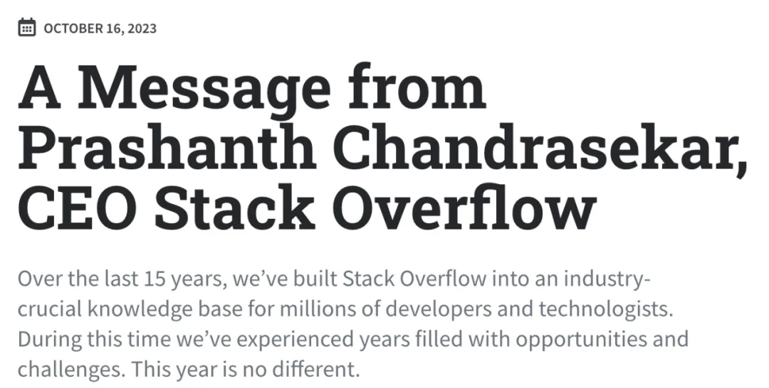 Stack Overflow快死了!新提问竟比内测时还少