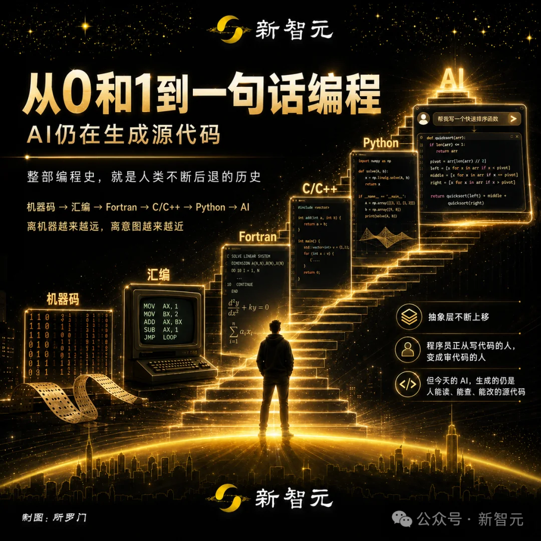 马斯克宣判代码死刑!AI直出二进制,行业教父集体回怼
