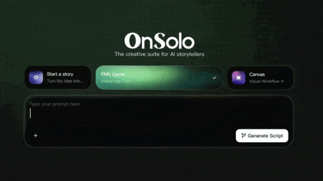 腾讯上线AI创作平台OnSolo ,一个人也能做完整影视