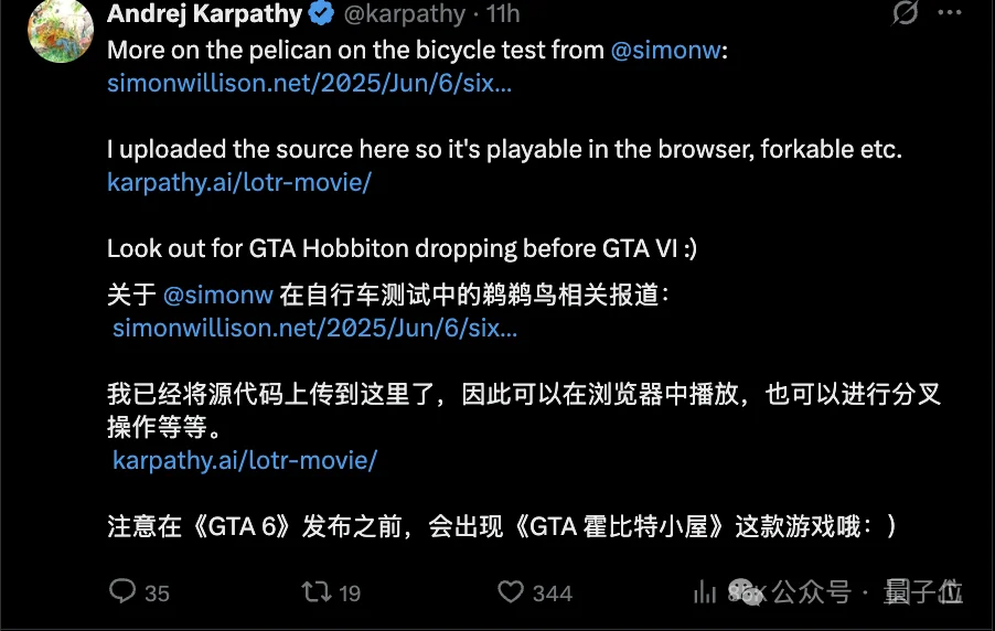 Show me《指环王》!卡帕西强推大模型评测新基准
