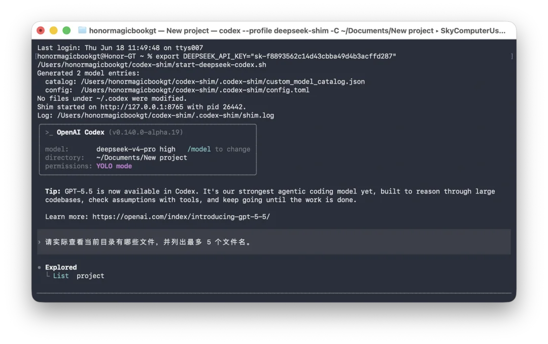 Codex兼容国产开源模型!实测DeepSeek接入:门槛还是太高
