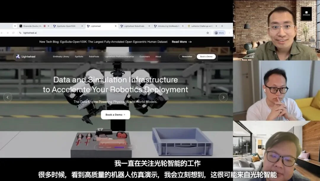 RoboPapers专访光轮智能谢晨:具身Scaling Law的两座金字塔
