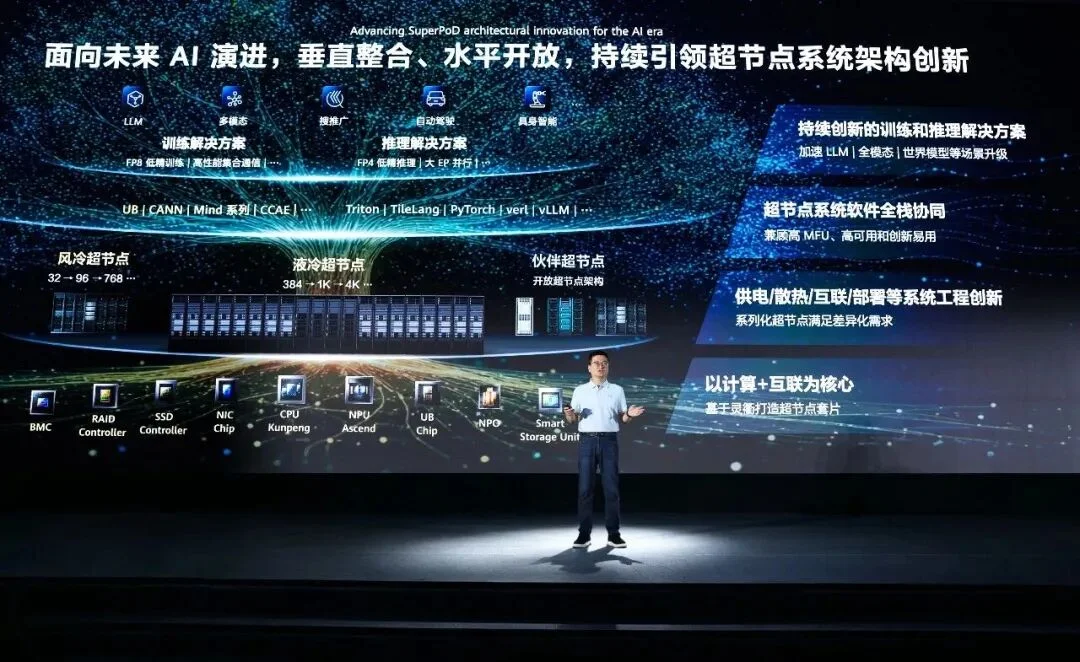 打破“算力存储通信”三堵墙，昇腾超节点给出十万亿大模型训推“最优解”