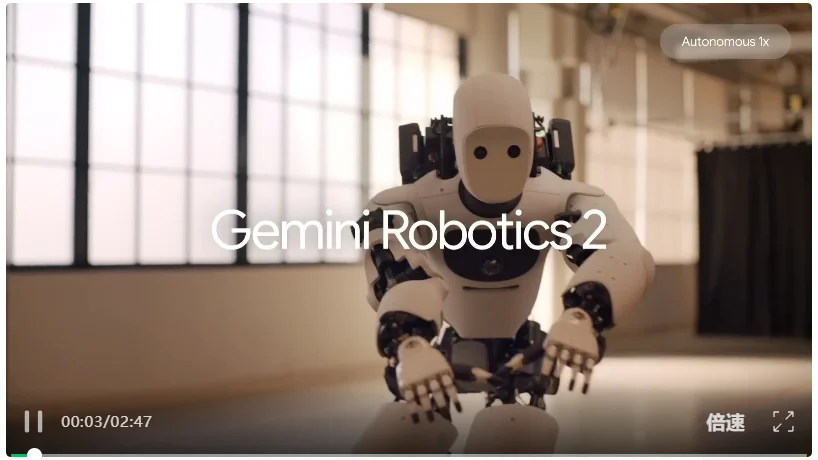 谷歌DeepMind发布机器人大脑Gemini Robotics 2,用VLA从头控到脚