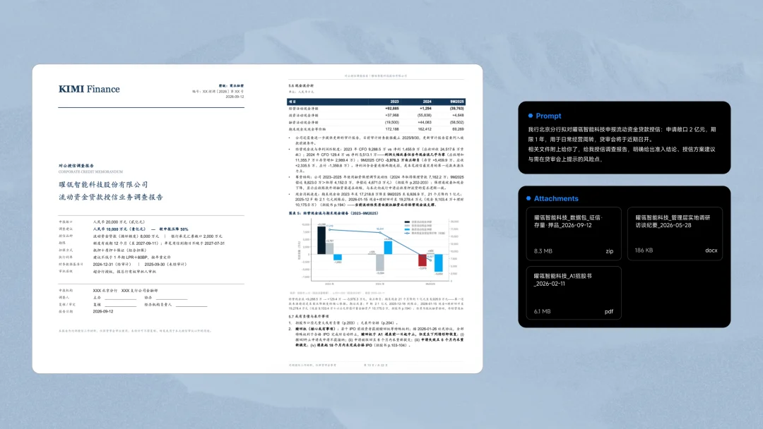 Kimi 发布金融行业解决方案