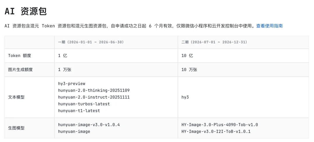 微信小程序「成长计划」:价值2万多的token,1分钟到账